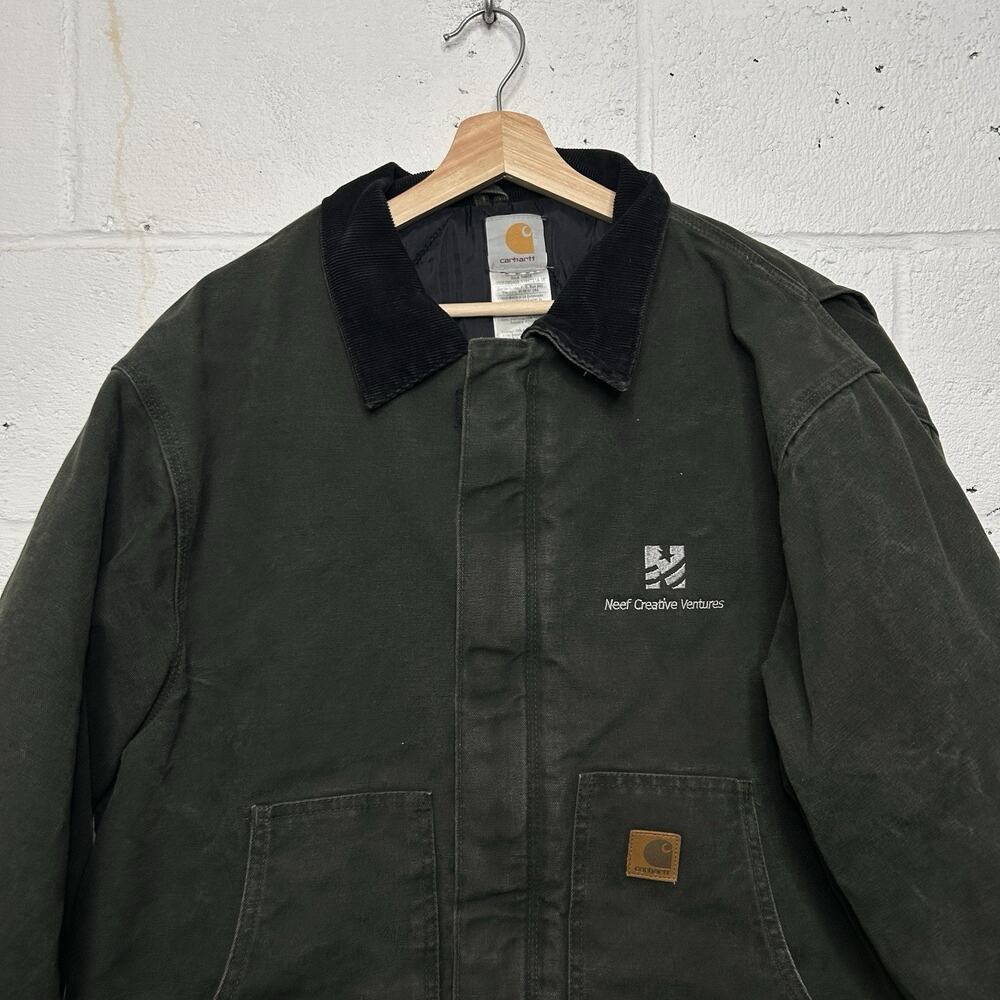 Vintage Carhartt Traditional Artic Jacket “Moss Green” J22 - Picture 3 of 4